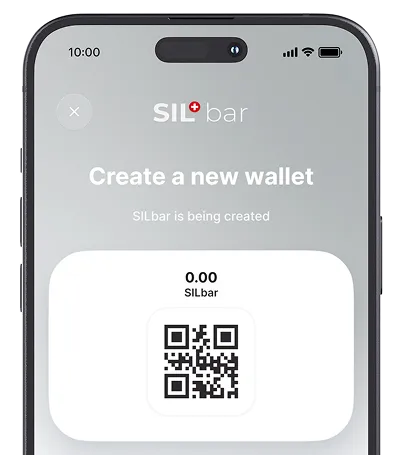 Create wallet in the SILbar app